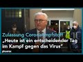 Bundespräsident Steinmeier vor der Zulassung eines Impfstoffes durch die EMA am 21.12.20