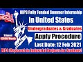 RIPS Fully Funded Summer Internship In US | Paid Internship In America | University of California