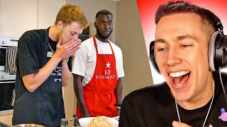 Miniminter Reacts To YOUTUBER COOK OFF VS HARRY PINERO!