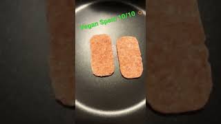 Trying Omnipork Plant-based Luncheon Meat “vegan spam” #delicious #vegan #explorepage #veganfood