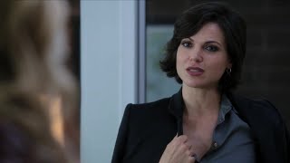 OUAT 1x07 - Regina confronts Emma about Graham | Swanqueen scenes HD