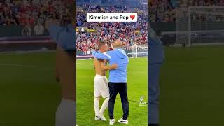 Nothing but love between Pep and Kimmich ❤