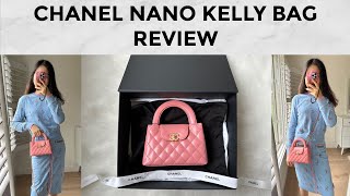 Chanel 23K Nano Kelly Shopper Bag Review with Mod Shots