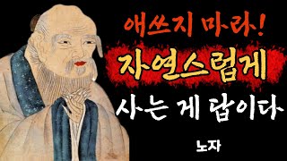 순리대로 사는 것이 가장 행복하다 | 노자 도덕경 인생을 바꿔 줄 노자의 인생 조언 삶의 지혜 인생철학