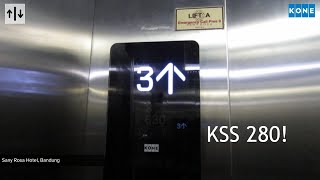 Kone KSS 280 elevator at Sany Rosa Hotel (Restaurant), Bandung