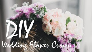 DIY Handmade a Wedding Flower Crown (Easy) | Hand Kraft Ep 01 วิธีทำมงกุฎดอกไม้ง่ายๆ