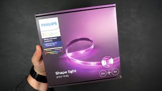 Philips Lightstrip 2m +1m - Unboxing \u0026 Setup