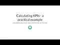 Python Tutorial : Calculating KPIs - a practical example