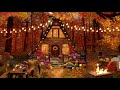 fall ambience cozy autumn farm ambience with crackling fire forest ambience u0026 autumn leaves