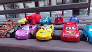 Looking for Lightning McQueen Cars, Pixar cars,Disney cars,Cruz Ramirez, Sally, Tow Mater#tumbapumba