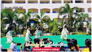 💃Women's Day Celebration❤️||Kailash women's college💗#Nangavalli_Salem#Mass🔥Dance💃Perførmance😎