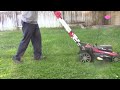 craftsman 60v electric lawn mower mulching option.