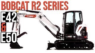 New R2 Series Bobcat E42, E50 excavators improve serviceability, over-side digging + a new cab