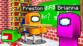 I Sent Baby Preston to AMONG US Minecraft School! *sus*