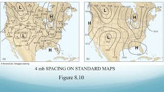 Surface and upper level chart