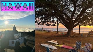 첫날부터 완벽한 노을을 만났다.  하와이 Hawaii #day1,2 🌺🌴🤙 | 알찬 마우이 Maui 일정 🌅🐢✨🌊 | 대한항공 비지니스리뷰