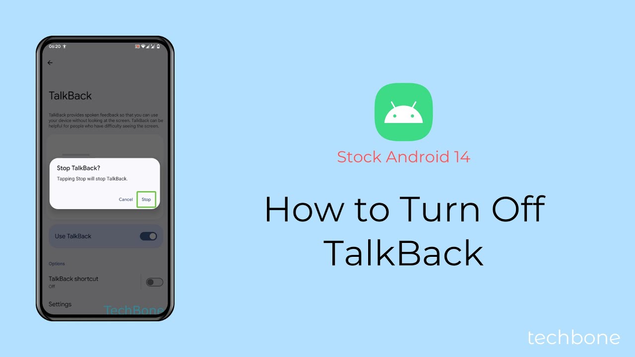 How To Turn Off Talkback Android 14 Youtube