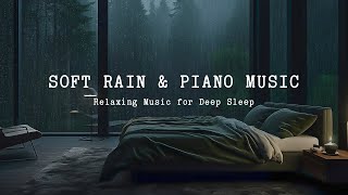 Peaceful Sound of Rain In The Evening - Relaxing music In a Warm Bedroom Reduces Stress, Deep Sleep