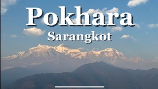 Pokhara | Sarangkot | 4K | sunset ride | scenic view | Raw exhaust sound | mountain ranges