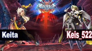 BBCF: Keita (Bullet) vs Keis_522 (Lambda) Blazblue Central Fiction Ranked Match