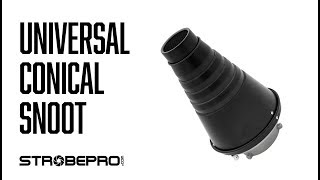 Strobepro Universal Conical Snoot