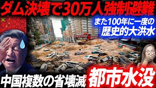 複数の省が沈む歴史的被害！ダム決壊で30万人強制避難となった中国の生々しい被害状況…EVシフト｜電気自動車｜BYD