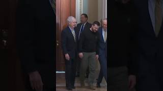 Zelenskiy Arrives on Capitol Hill to Meet US Lawmakers