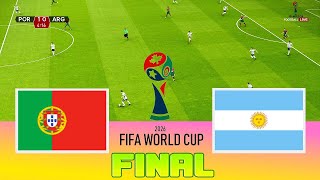 RONALDO vs MESSI | PORTUGAL vs ARGENTINA  - Final FIFA World Cup 2026 | Full Match All Goals