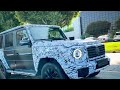 2023 mercedes g class facelift spy shots.