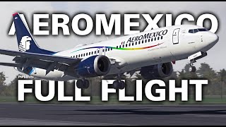 MSFS 2020 | iFly 737 MAX 8 | Mexico City to Cozumel | VATSIM Full Flight