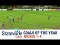 2018 Statewide Super Goals of the Year - Round 1 to 4