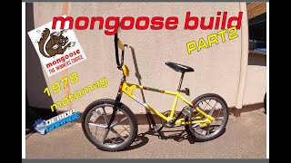 1978 mongoose motomag bmx restoration build part two