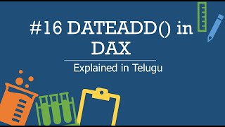 16) DATEADD() Function in DAX | Explained in Telugu | Power BI Telugu Tutorials| DAX Telugu