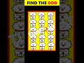 Find The Odd One Out emoji |51| #shorts #short #puzzlegame  #emojichallenge #quiztime #quiz