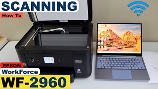 Epson WorkForce 2960 Scanning, Scan To Windows Laptop/PC, ADF or Scanner Bed Scanning.