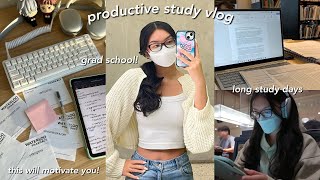 STUDY VLOG | productive days in my life as a college student | korean skincare routine & daily life