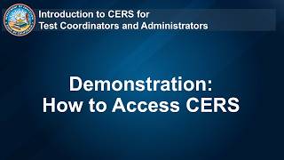 Demonstration How To Access Cers Coordinators And Administrators
