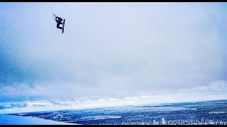 This is Snowkiting! - Pallas 2018!