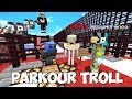 PARKOUR TROLL CON TRAMPAS EN EL SERVIDOR DE MINECRAFT