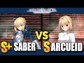 【MBTL】S+ | Saber vs S | Arcueid 【MELTY BLOOD TYPE LUMINA】PC/STEAM REPLAY GAMEPLAY