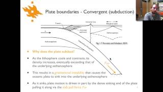 Geodynamics  - Lecture 2.2: Convergent plate boundaries