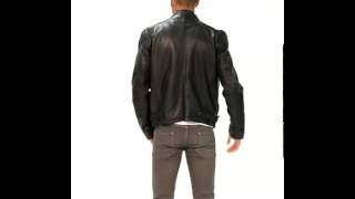 Blouson cuir Daytona derik noir