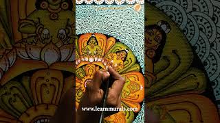 Amazing Kerala mural painting mandala design/onam/learn murals