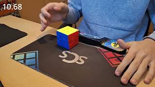 Shortest scramble ever? - 10.68 Rubik's Cube solve on a 13 move scramble!