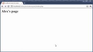 Beginner PHP Tutorial 43 include once and require once