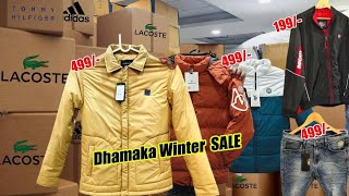 100% Original Jackets @499/- l Sweater @149/- l Tracksuit @699/- l Export Surplus Clearance SALE