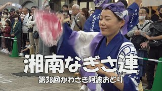 男踊りも見応えあるでよ「湘南なぎさ連」第38回かわさき阿波おどり（2023.10.14）