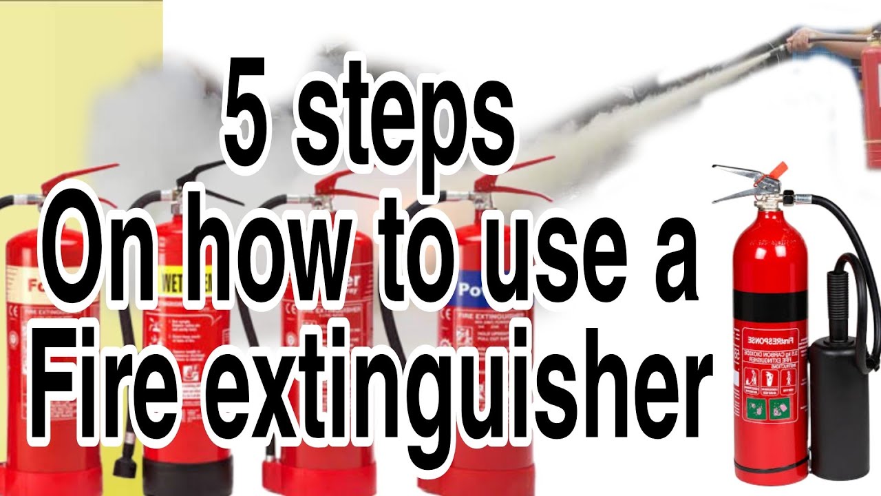 How To Use A Fire Extinguisher | Paano Gumamit Ng Fire Extinguisher ...