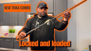 “Unboxing my trika casting rod and pairing it with the TI100 my perfect go-to fishing combo!”