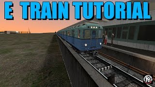 How To Drive The E Train | Metrostroi Tutorial - [ENGLISH]